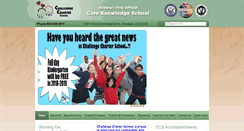 Desktop Screenshot of challengecharterschool.net